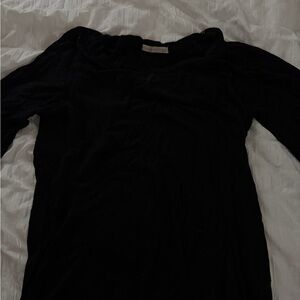 Black Long Sleeve Top